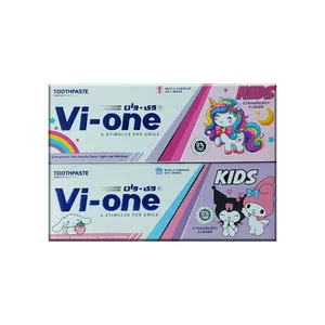 خمیردندان کودک وی وان مدل کارتونی حجم 60 میلی‌لیتر مجموعه 2 عددی