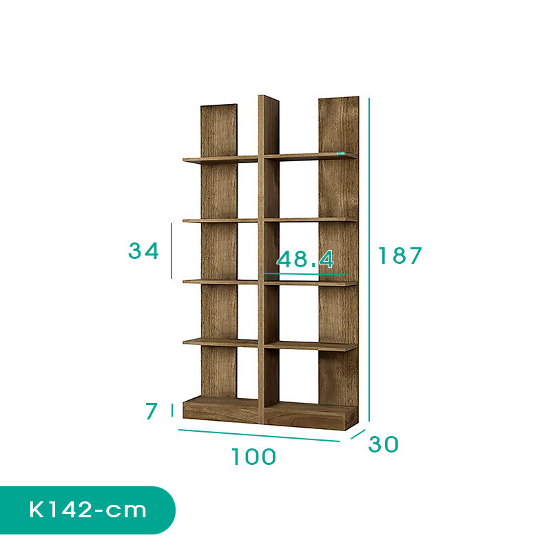 کتابخانه اسمردیس مدل K142 - MDF