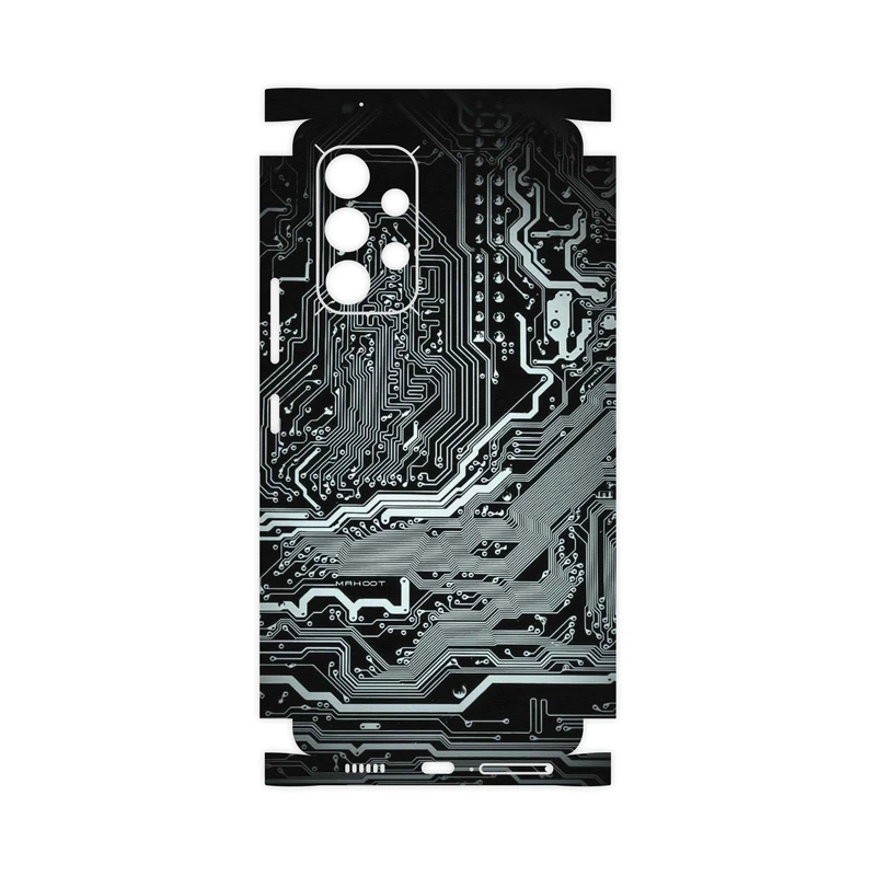 برچسب پوششی ماهوت مدل Black-Printed-Circuit-Board-FullSkin مناسب برای گوشی موبایل سامسونگ Galaxy A53 5G