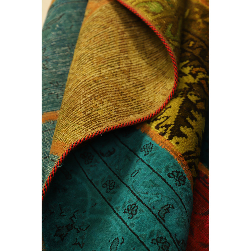 کلاژ فرش دستباف چهار متری مدل وینتیج کد 4101175