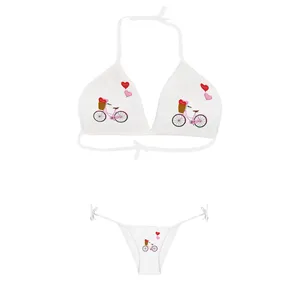 ست شورت و سوتین زنانه مدل قلب کد 114 AA