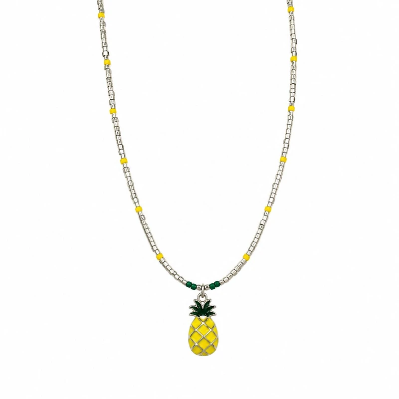گردنبند زنانه گالری شادونه مدل Pineapple