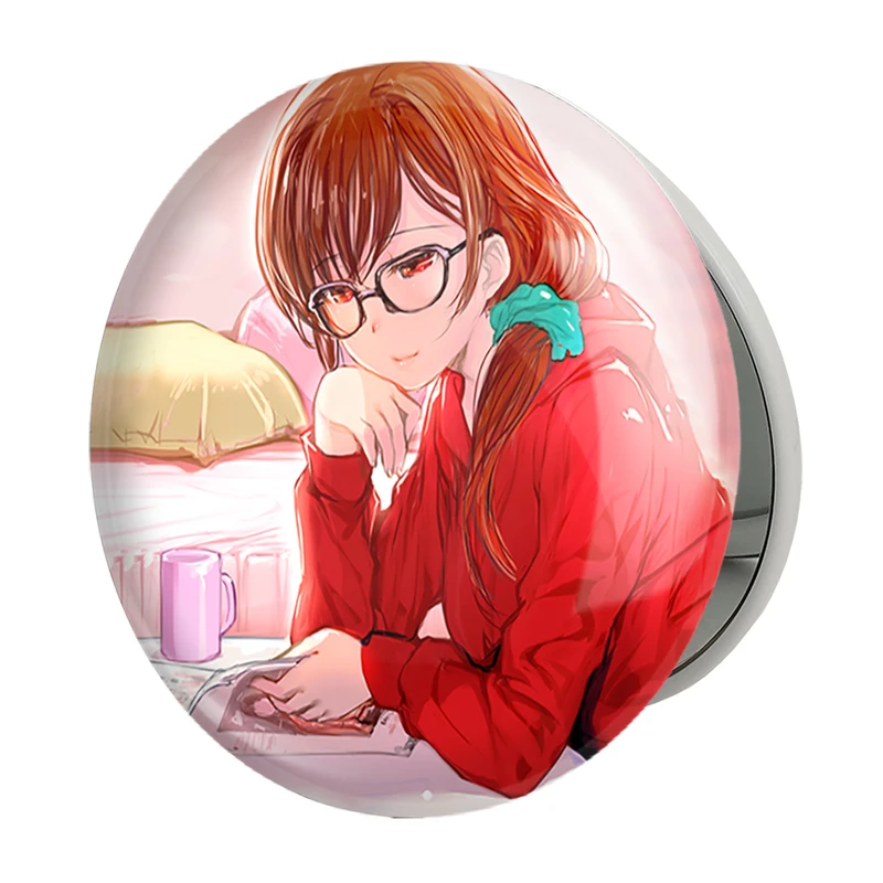 آینه جیبی خندالو طرح چیزورو انیمه کانوجو اوکاری مدل تاشو کد 34860