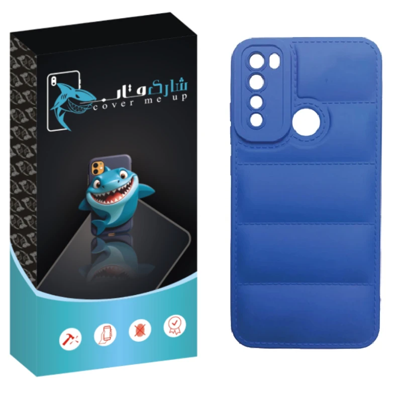 کاور شارک قاب مدل پافری مناسب برای گوشی موبایل شیائومی Redmi Note 8