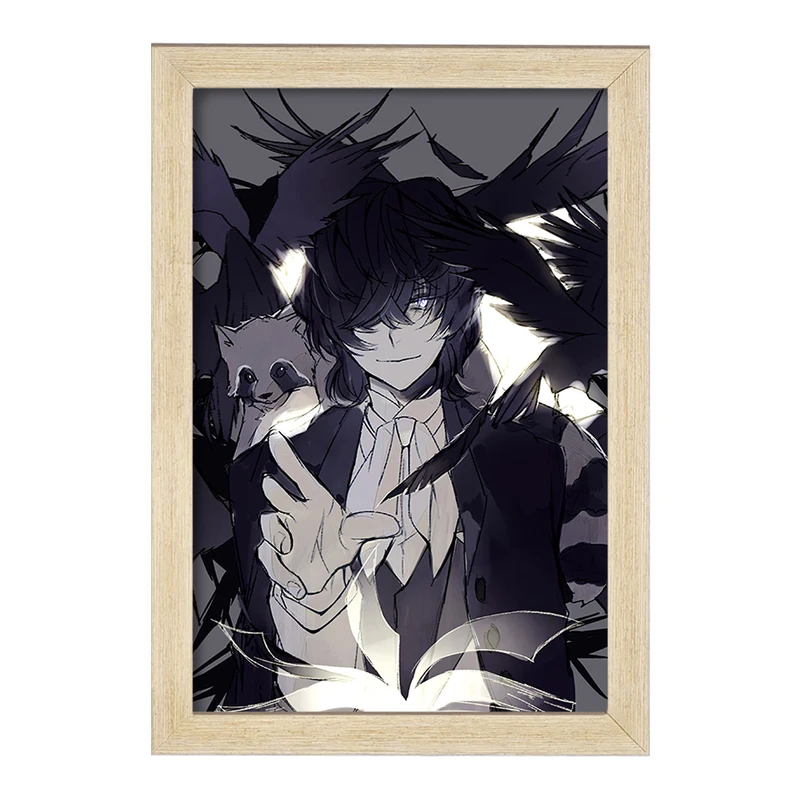 تابلو خندالو مدل آژانس کارگاهی انیمه سگ های ولگرد بانگو  کد 11795