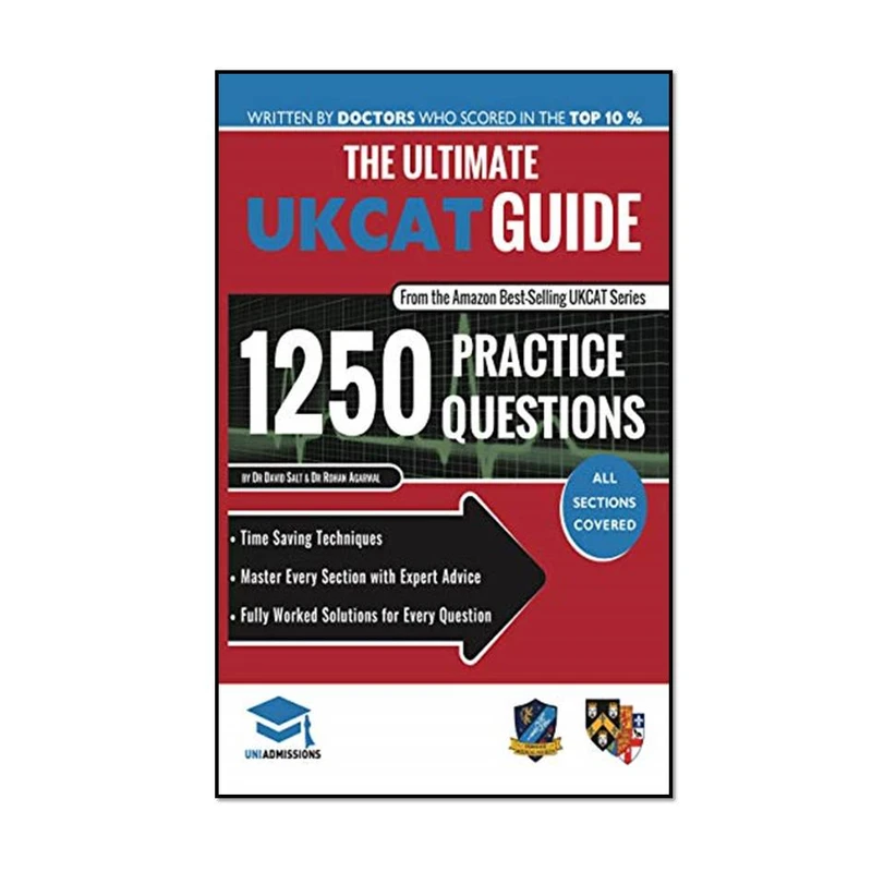 کتاب The Ultimate UKCAT Guide: 1250 Practice Questions، اثر Rohan Agarwal and David Salt انتشارات مؤلفین طلایی 