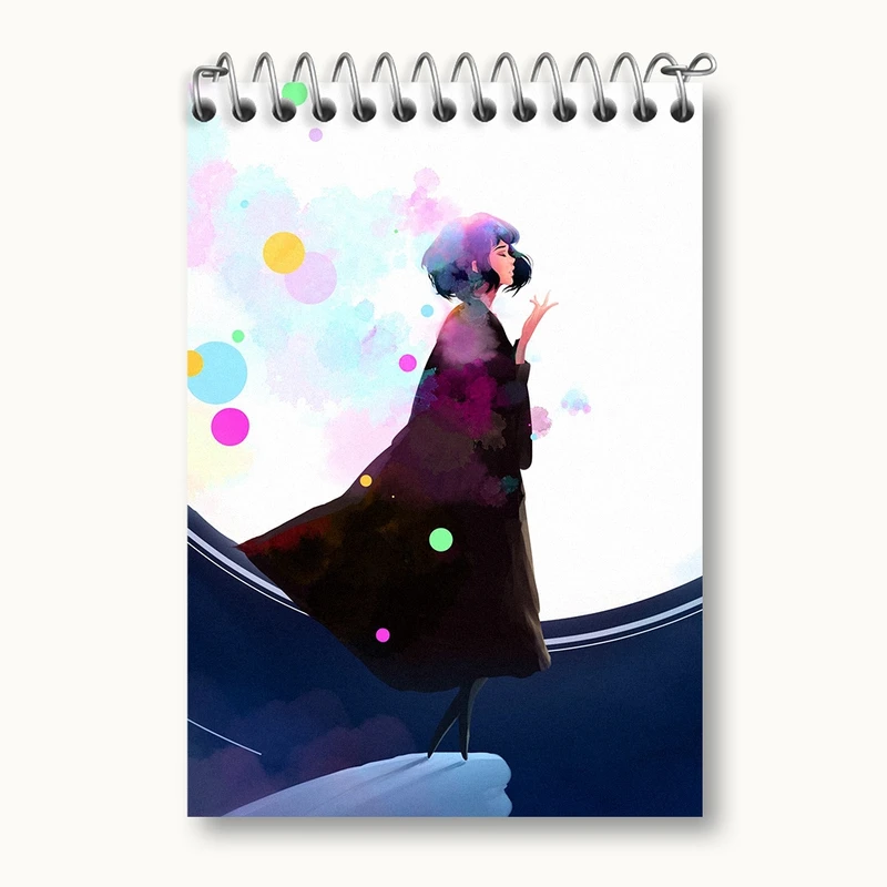 دفتر یادداشت 50 برگ خندالو مدل بازی گریس (Gris) کد 35537