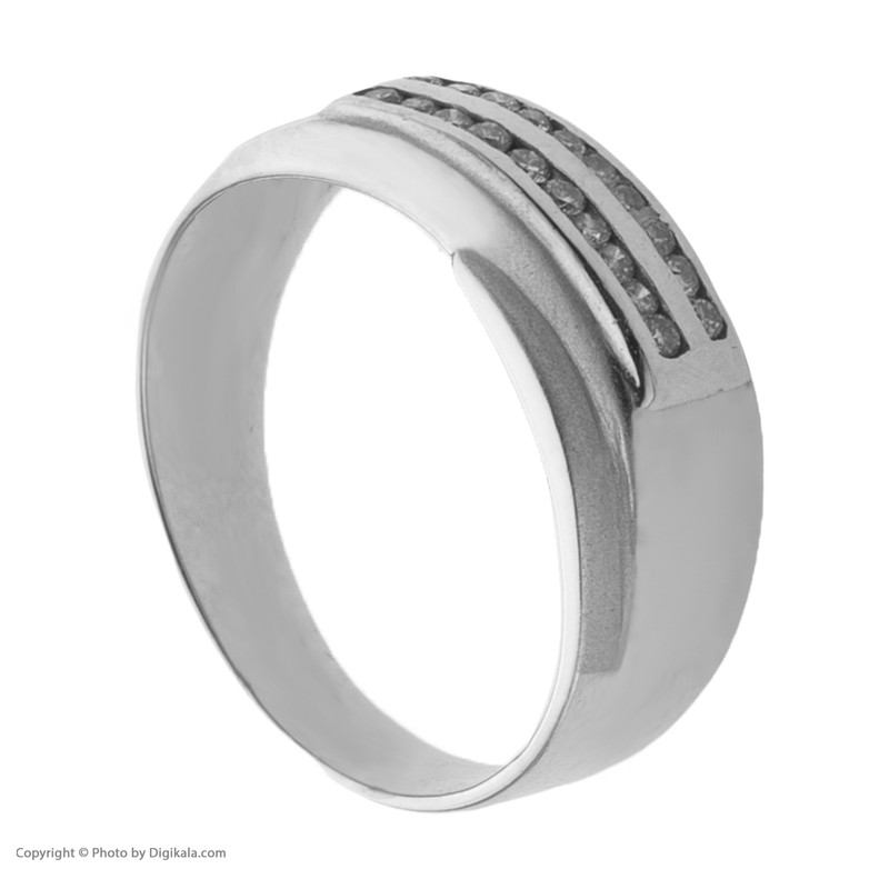 حلقه طلا 18 عیار زنانه مایا ماهک مدل SR0510 - 3