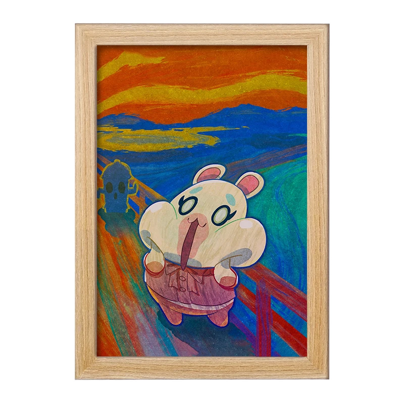 تابلو خندالو مدل بازی انیمال کراسینگ (Animal Crossing) کد 32657