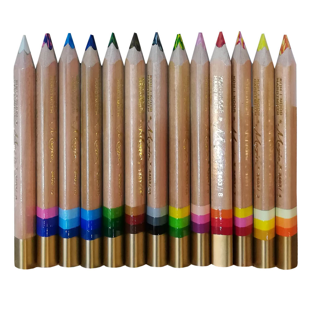 نکته خرید - قیمت روز مداد رنگی 15 رنگ کوه نور مدل جامبو کد 152906 به همراه تراش و پاک کن خرید