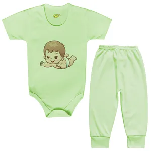 ست بادی و شلوار نوزادی کارانس مدل BSTG-3018