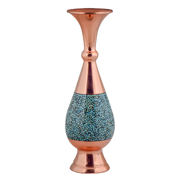 گلدان فیروزه کوبی آقاجانی کد102