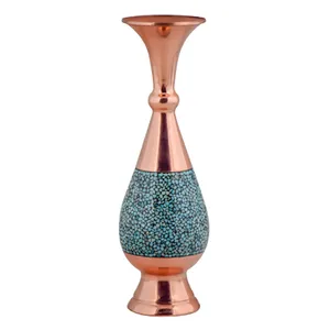 گلدان فیروزه کوبی آقاجانی کد102