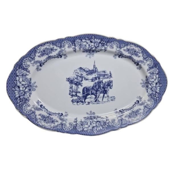 دیس سرو خورشت چینی پردیس کاشان مدل ویلیج