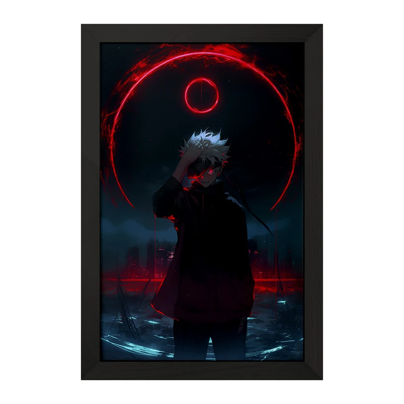 تابلو خندالو مدل گوجو ساتورو انیمه جوجوتسو کایزن کد F1656