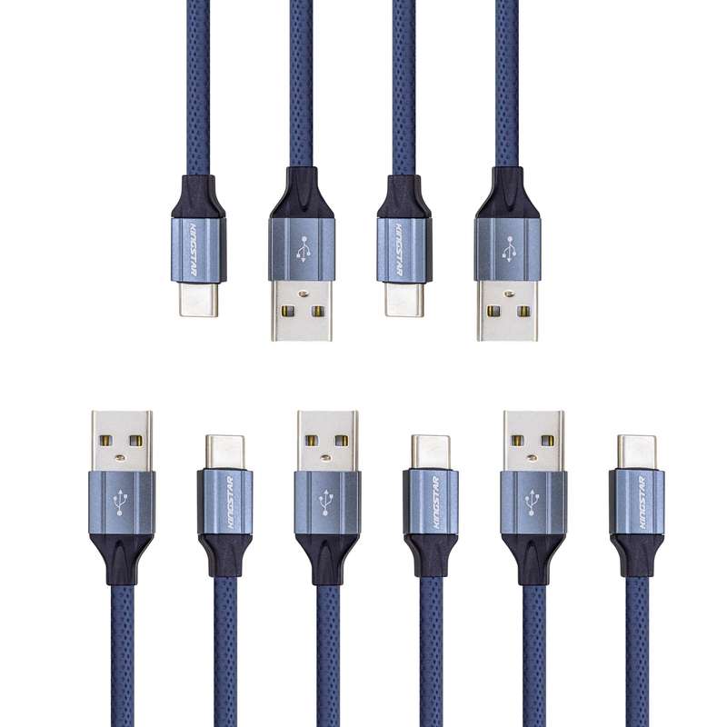 کابل تبدیل USB به USB-C کینگ استار مدل K18 C طول 1 متر بسته 5 عددی