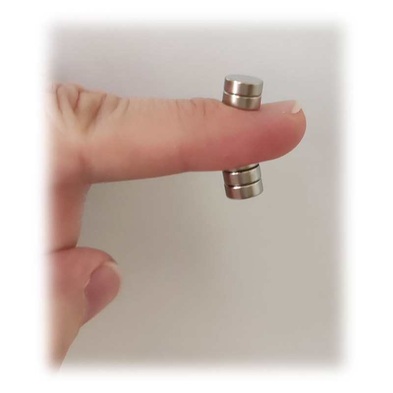 آهن ربا مدل نئودیمیوم دیسک C8x3mm بسته 10 عددی