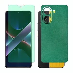 Glass Together model Green light screen protector suitable for Xiaomi Poco X7 Pro mobile phone with back cover sticker
