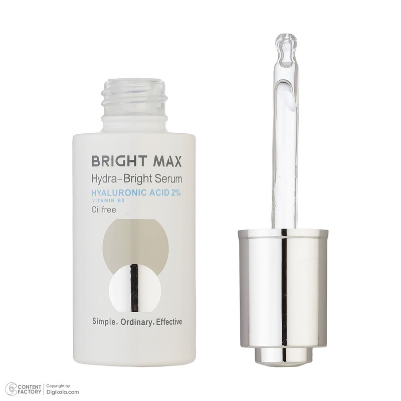 ژل سرم آبرسان برایت مکس مدل هیالورونیکاسید حجم 30 میلیلیتر ژل سرم آبرسان برایت مکس مدل هیالورونیکاسید حجم 30 میلیلیتر