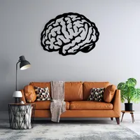 استیکر دیواری طرح مغز 
