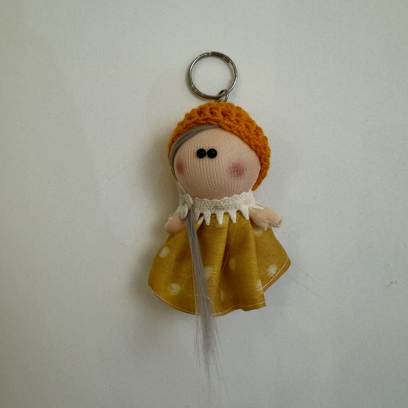 جاکلیدی دخترانه مدل عروسکی small طرح دختر کد 110