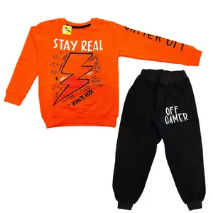 ست سویشرت و شلوار پسرانه مدل Stay real
