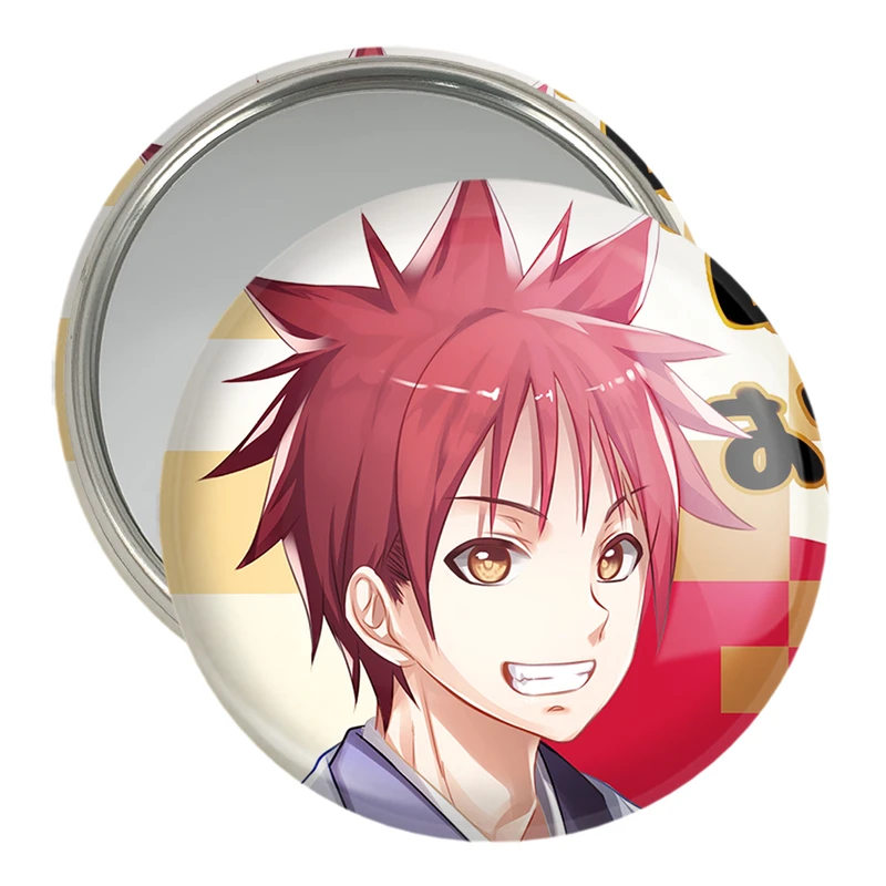 آینه جیبی خندالو مدل سوما انیمه جنگ غذاها Food Wars  کد 16996