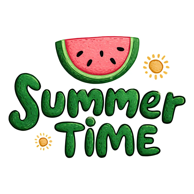 استیکر پارچه و لباس پاد آفرین مدل تابستان کد S5840