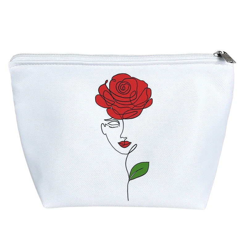 کیف لوازم آرایش دخترانه خندالو مدل دخترانه گل رز کد 5188