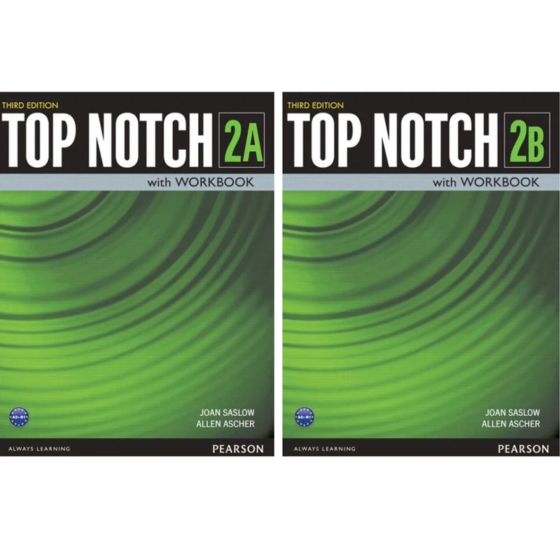 کتاب Top Notch Third Edition اثر Joan Saslow and Allen Ascher انتشارات Pearson دو جلدی