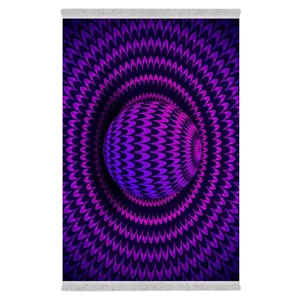 فرش پارچه‌ای دفه مدل فرشینه طرح فانتزی کد 8079