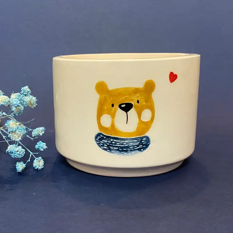 گلدان سرامیکی مدل تدی