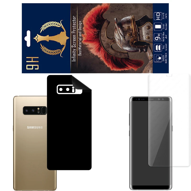 برچسب پوششی اینفینیتی مدل RG مناسب برای گوشی موبایل سامسونگ Galaxy NOTE 8 به همراه محافظ صفحه نمایش