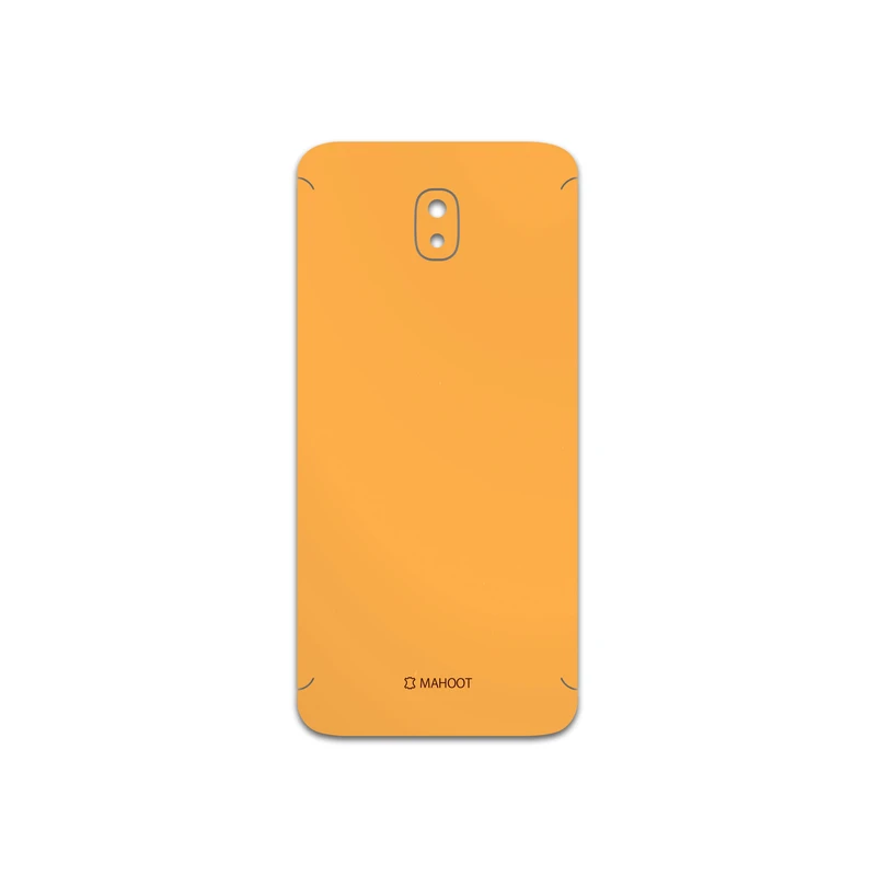 برچسب پوششی ماهوت مدل Matte-Orange مناسب برای گوشی موبایل سامسونگ Galaxy J7 Pro