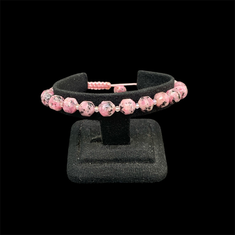 دستبند سنگی مدل رودونیت