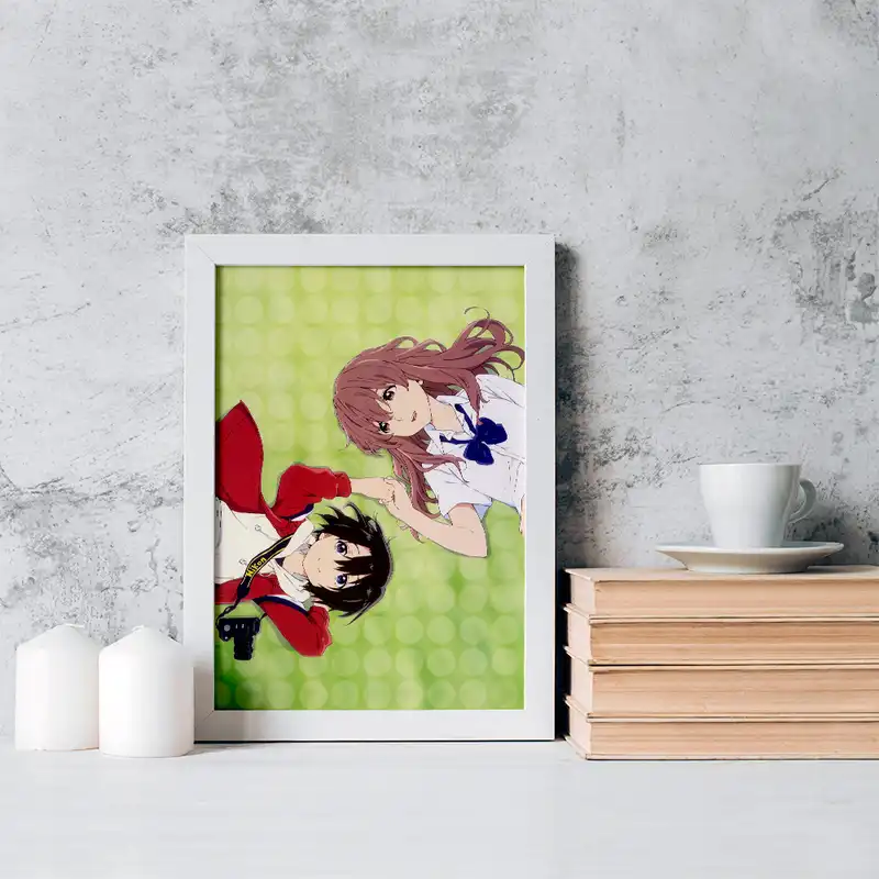 تابلو خندالو مدل شوکو و یوزورو نیشیمیا انیمه سایلنت ویس کد 15820