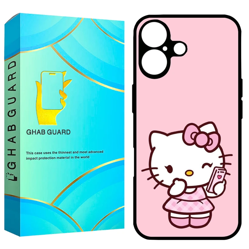 کاور قاب گارد طرح کیتی مدل G1620 مناسب برای گوشی موبایل اپل iPhone 16