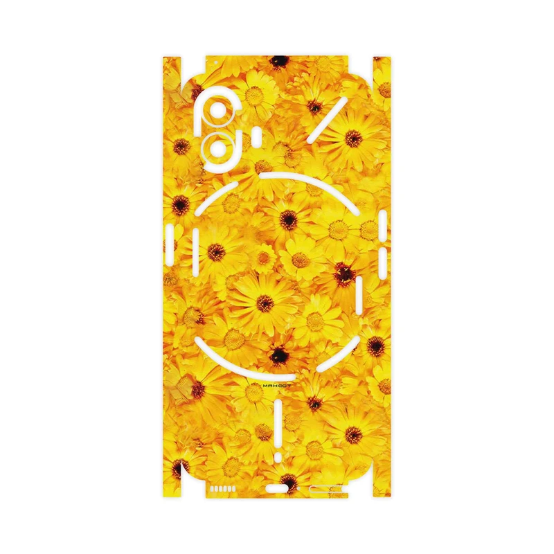 برچسب پوششی ماهوت مدل Yellow_Flower-FullSkin مناسب برای گوشی موبایل ناتینگ Phone 2