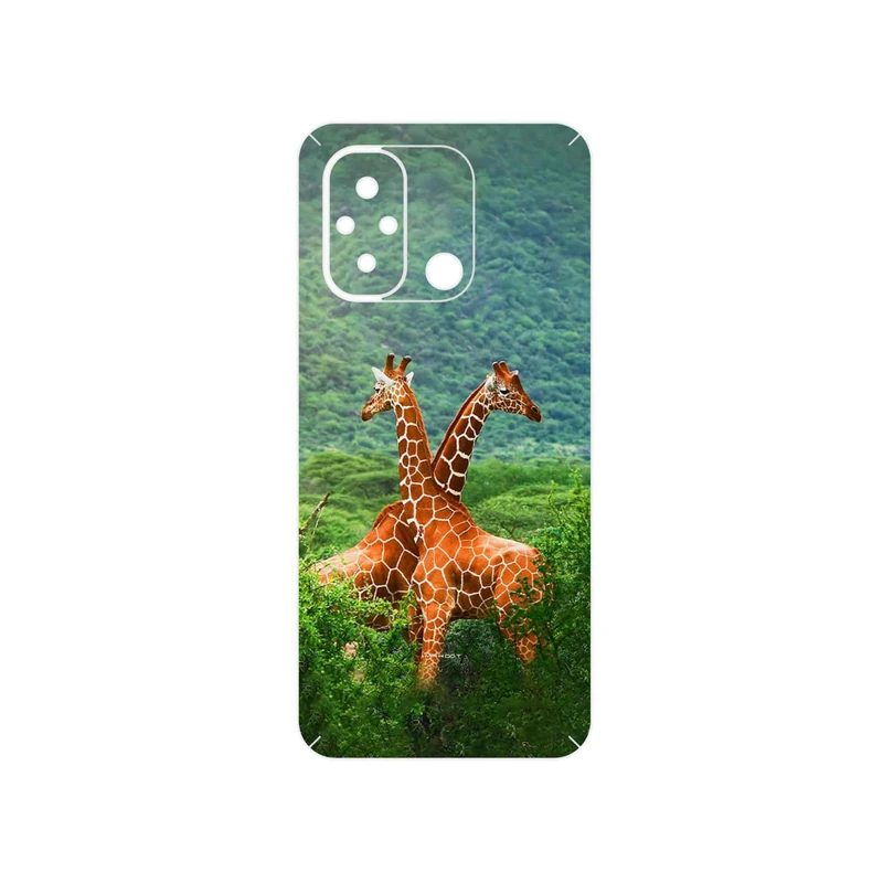 برچسب پوششی ماهوت مدل Giraffe مناسب برای گوشی موبایل شیائومی Redmi 12C