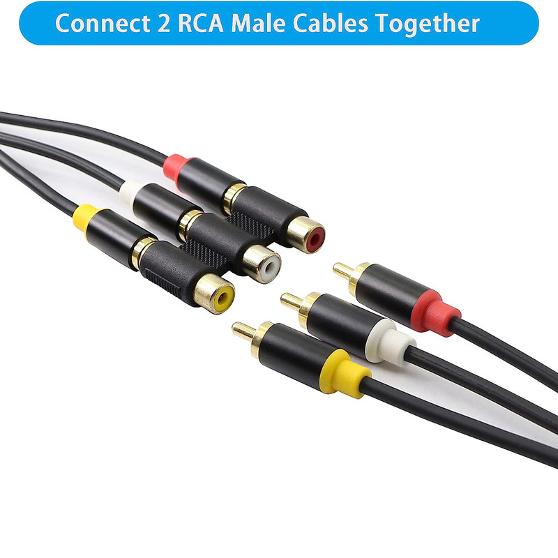 مبدل RCA سه به سه مدل H3 بسته 5 عددی