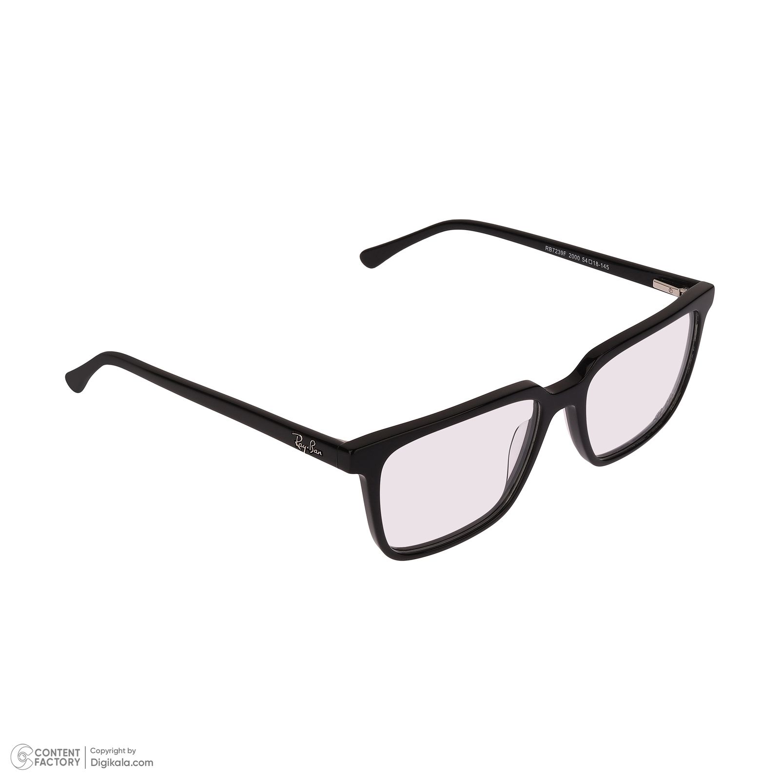 فریم عینک طبی ویفرر (Wayfarer) ری بن مدل 0RB7239F-2000 مناسب برای صورت گرد، قلب و بیضی -  - 2