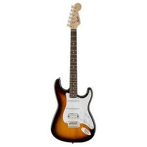نقد و بررسی گیتار الکتریک فندر مدل Squier Bullet Stratocaster HSS Brown Sunburst 0370005532 توسط خریداران
