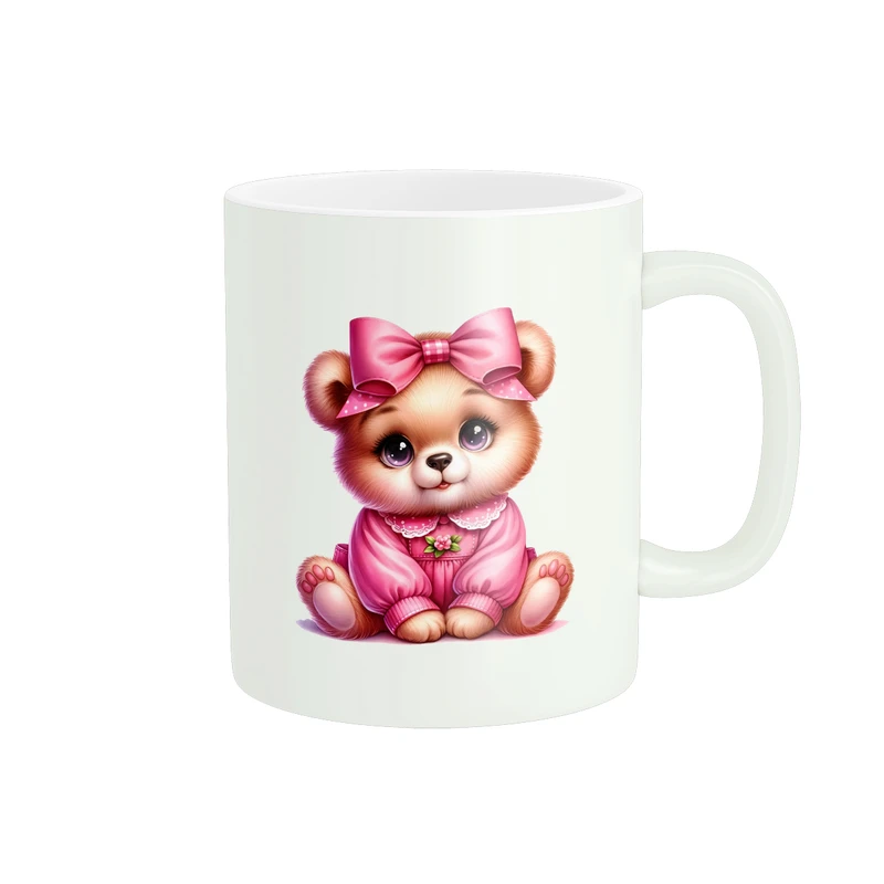 ماگ پادآفرین مدل عشق طرح قلب خرس تدی کد PM1764