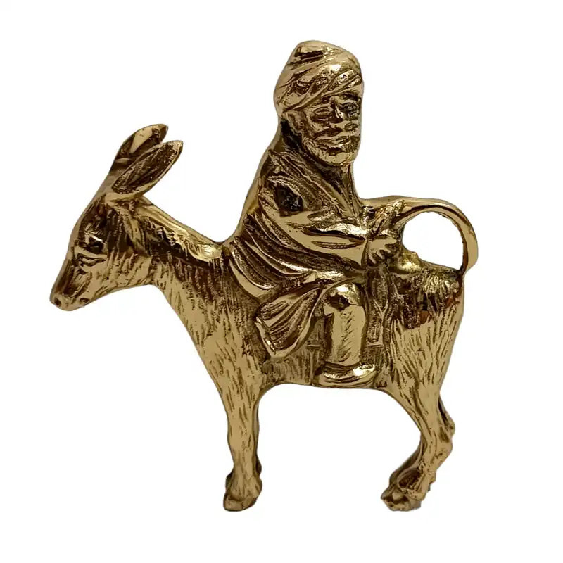 دکوری برنجی مدل الاغ ملانصرالدین کد H-2013