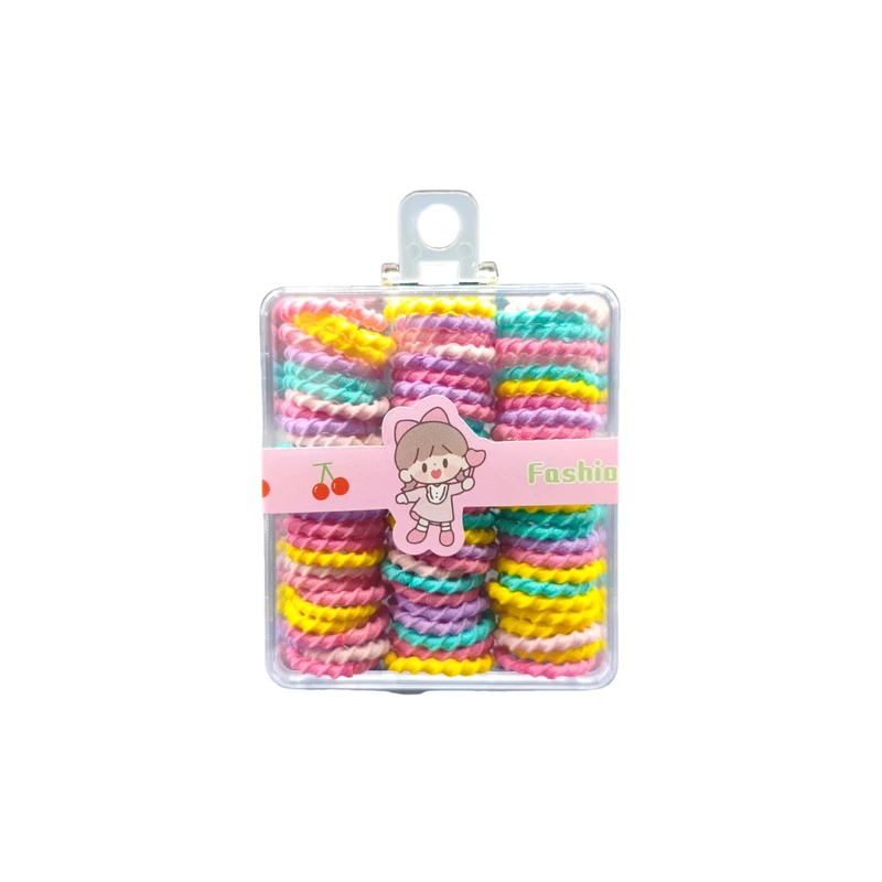 کش مو زنانه مدل فانی بافت پارچه ای بسته 85 عددی