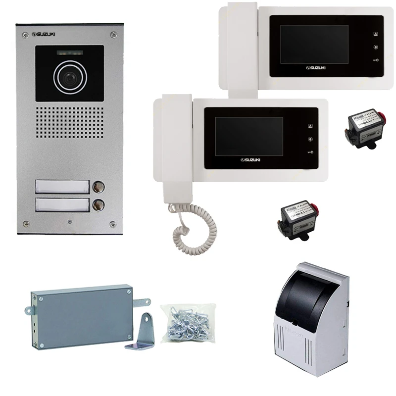 مجموعه دربازکن تصویری سوزوکی مدل 415M-2U به همراه محافظ ولتاژ