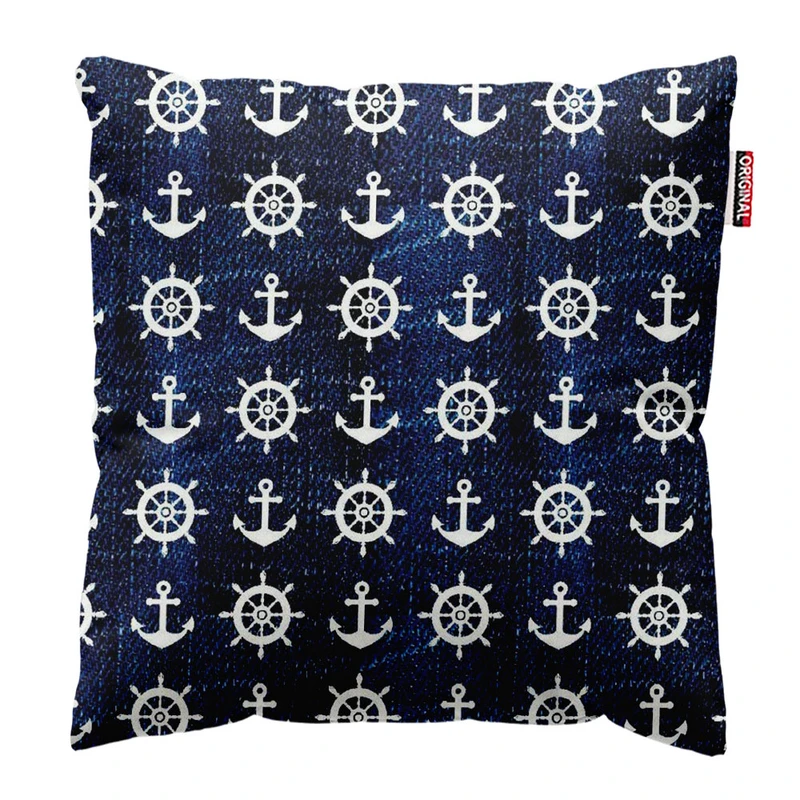 کوسن پاد آفرین طرح لنگر کد 1260 سایز 30*30 سانتی متر