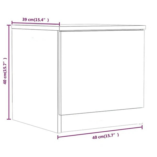 میز پاتختی مدل IK375