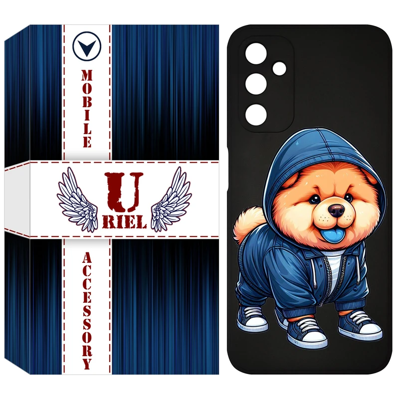 کاور یوریل  مدل KSH کد 65 طرح سگ آبی مناسب برای گوشی موبایل سامسونگ Galaxy A14 4G / A14 5G