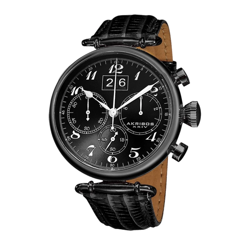 ساعت مچی عقربه‌ای مردانه کوارتز آکریبوز 24 مدل AK628BLK